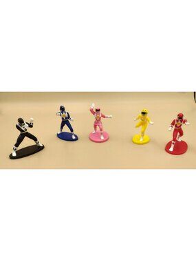 Vintage 1994 Wilton Mighty Morphing Power Rangers Figurines 2" Cake Topper